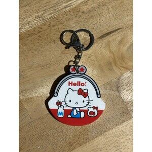 Sanrio Hello Kitty and Friends 45th Anniversary swivel mirror Keychain Rare 2019